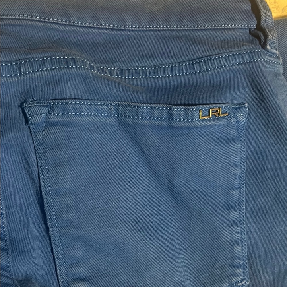 Bright Midnight Blue Lauren Jeans Co Denim Jeans Vintage excellent condition - Picture 6 of 11